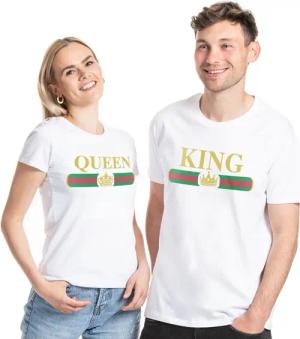 Couples Shop Print-Shirt King & Queen