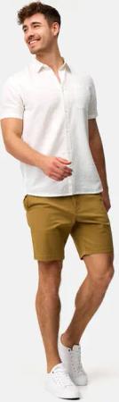 Indicode Chinoshorts INSylvester aus elastischer Baumwoll-Qualität