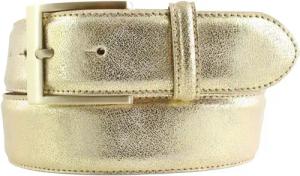 BELTINGER Ledergürtel Goldener Gürtel in Metall-Optik