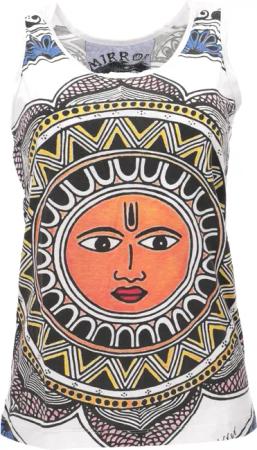 Guru-Shop T-Shirt Mirror Tank Top, Yoga-Top