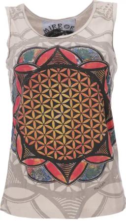 Guru-Shop T-Shirt Mirror Tank Top, Yoga-Top