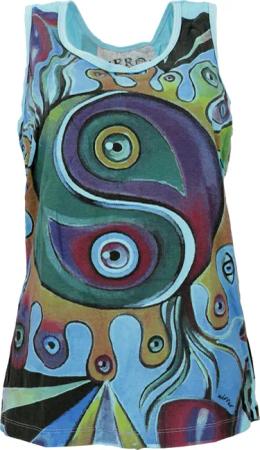 Guru-Shop T-Shirt Mirror Tank Top, Yoga-Top