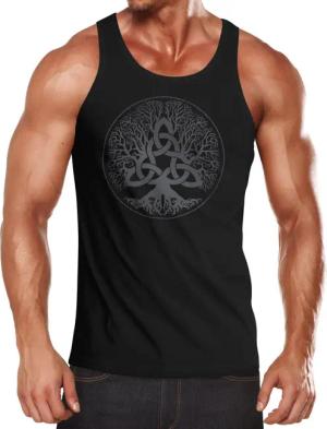 Neverless Tanktop Herren Tank-Top Yggdrasil Weltenbaum