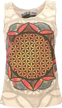 Guru-Shop T-Shirt Mirror Tank Top, Yoga-Top