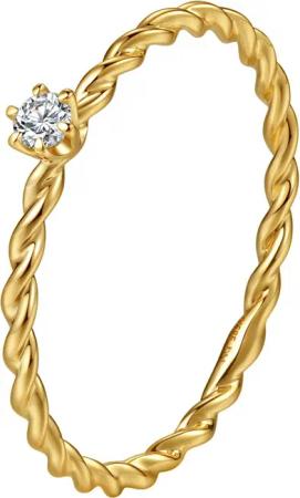 Dear Me Verlobungsring mit Diamant Weißgold