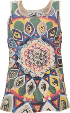 Guru-Shop T-Shirt Mirror Tank Top, Yoga-Top