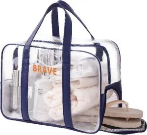 Blusmart Strandtasche Transparente, wasserdichte Strandtasche aus