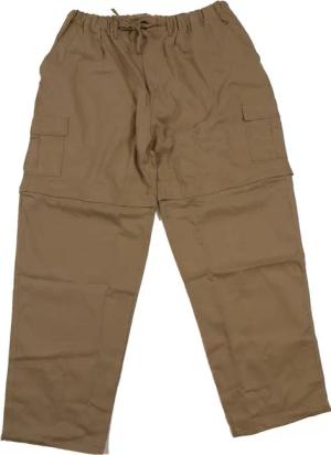 ABRAXAS Zip-off-Hose Zipp-Off-Hose in Übergröße, sand