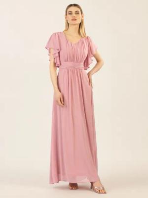 Apart Abendkleid aufwendig gearbeitet mit drappierten