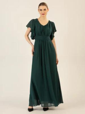Apart Abendkleid aufwendig gearbeitet mit drappierten