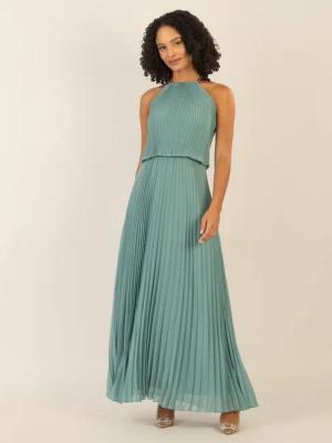 Apart Abendkleid im Neckholder Stil
