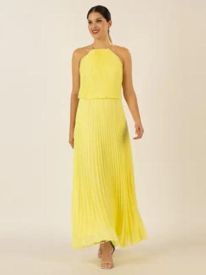 Apart Abendkleid im Neckholder Stil