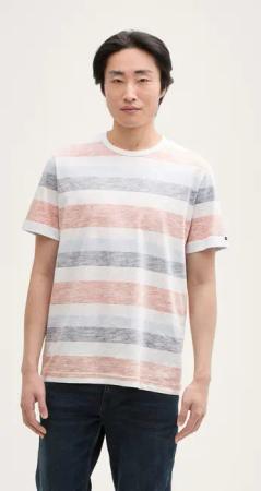 TOM TAILOR T-Shirt T-Shirt mit Streifenmuster