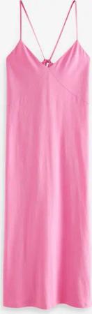 Next Midikleid Midikleid mit Spaghettiträgern aus
