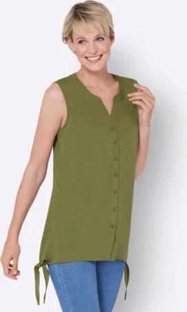 Sieh an! Blusentop Ärmellose Bluse