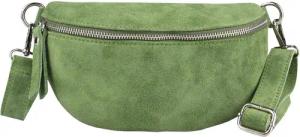 ITALYSHOP24 Bauchtasche Damen Leder Gürteltasche Hüfttasche