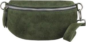 ITALYSHOP24 Bauchtasche Damen Leder Gürteltasche Hüfttasche