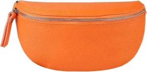 ITALYSHOP24 Bauchtasche Damen Leder Gürteltasche Hüfttasche