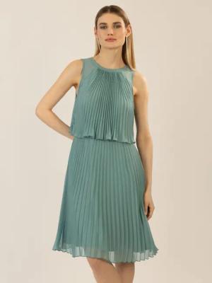 Apart Cocktailkleid mit rundem Ausschnitt und
