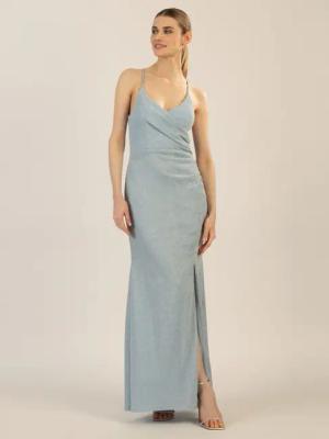 Apart Abendkleid aus einer hochelastischen Jersey