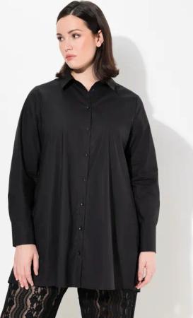 Ulla Popken Hemdbluse Hemdbluse Papertouch Oversized