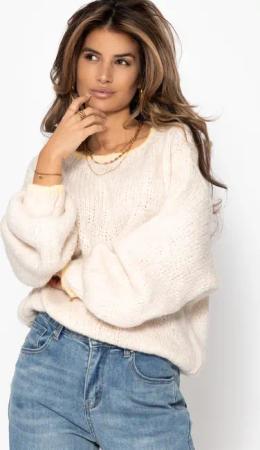SASSYCLASSY Strickpullover Oversize Strickpullover Damen mit
