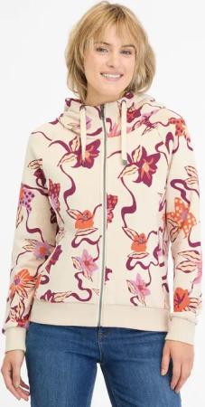 Ragwear Kapuzensweatjacke Damen Fllawia Print