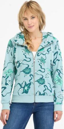 Ragwear Kapuzensweatjacke Damen Fllawia Print
