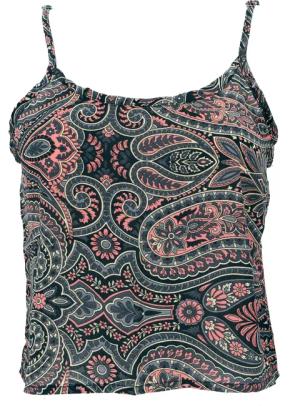 Guru-Shop T-Shirt Kurzes Boho Trägertop, luftiges