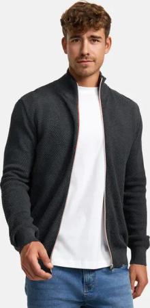 Kronstadt Sweatjacke KSErik Zip Feinstrickjacke mit