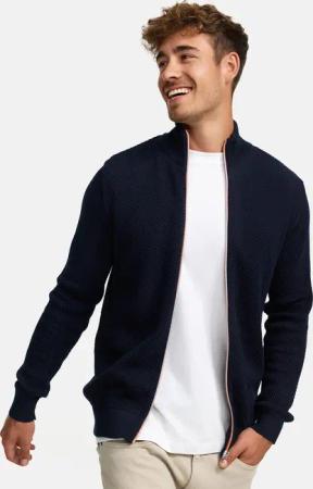 Kronstadt Sweatjacke KSErik Zip Feinstrickjacke mit