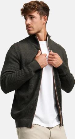 Kronstadt Sweatjacke KSErik Zip Feinstrickjacke mit