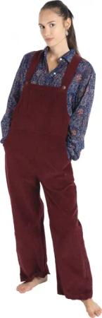 Guru-Shop Relaxhose Cord-Latzhose, Boho Hose, Jumpsuit,