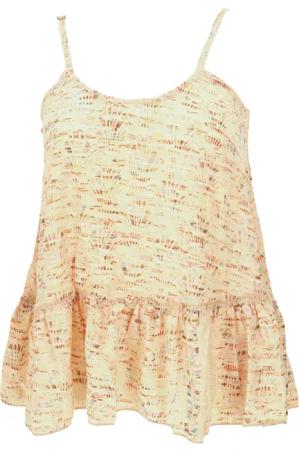Guru-Shop T-Shirt Seidiges Boho Trägertop, luftiges