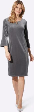 Sieh an! Etuikleid Samtkleid