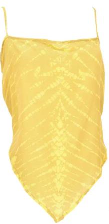 Guru-Shop T-Shirt Rückenfreies Sommertop, Batiktop, Batik..