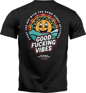 Neverless Print-Shirt Backprint TShirt Herren Good
