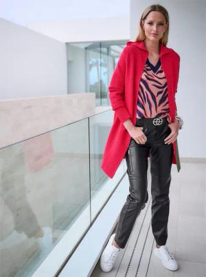 heine Strickjacke Kapuzenstrickjacke