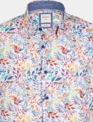 Haupt Kurzarmhemd Haupt Popelin Modern Fit