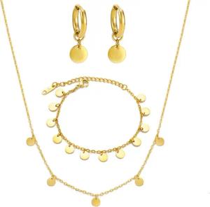 Kim Johanson Schmuckset Plättchen, 3 teiliges