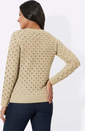 Sieh an! Strickpullover Ajourpullover