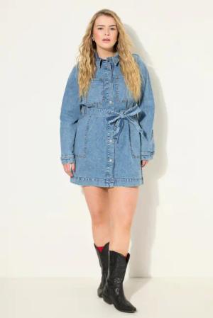 Studio Untold Minikleid Jeanskleid Straight Shape