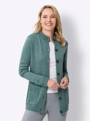 Sieh an! Strickjacke Longstrickjacke