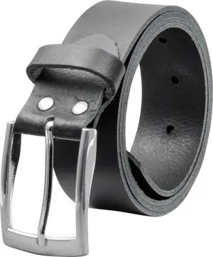 COLOGNEBELT Ledergürtel OM421-SL-Schwarz MADE IN GERMANY,