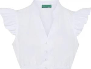 Country Line Dirndlbluse Dirndlbluse mit Flügelärmel