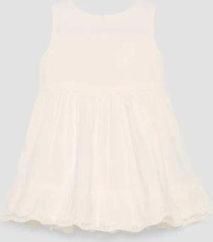 s.Oliver Jerseykleid Ausgestelltes Kleid mit Blumenstickerei