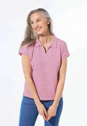 GOLDNER T-Shirt Kurzgröße: Shirt mit dezentem