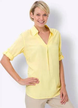 Sieh an! Klassische Bluse Schlupfbluse