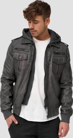 Indicode Lederimitatjacke Aaron