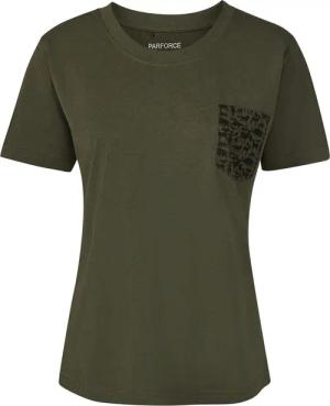 Parforce T-Shirt Damen T-Shirt Brusttasche Waldtiere